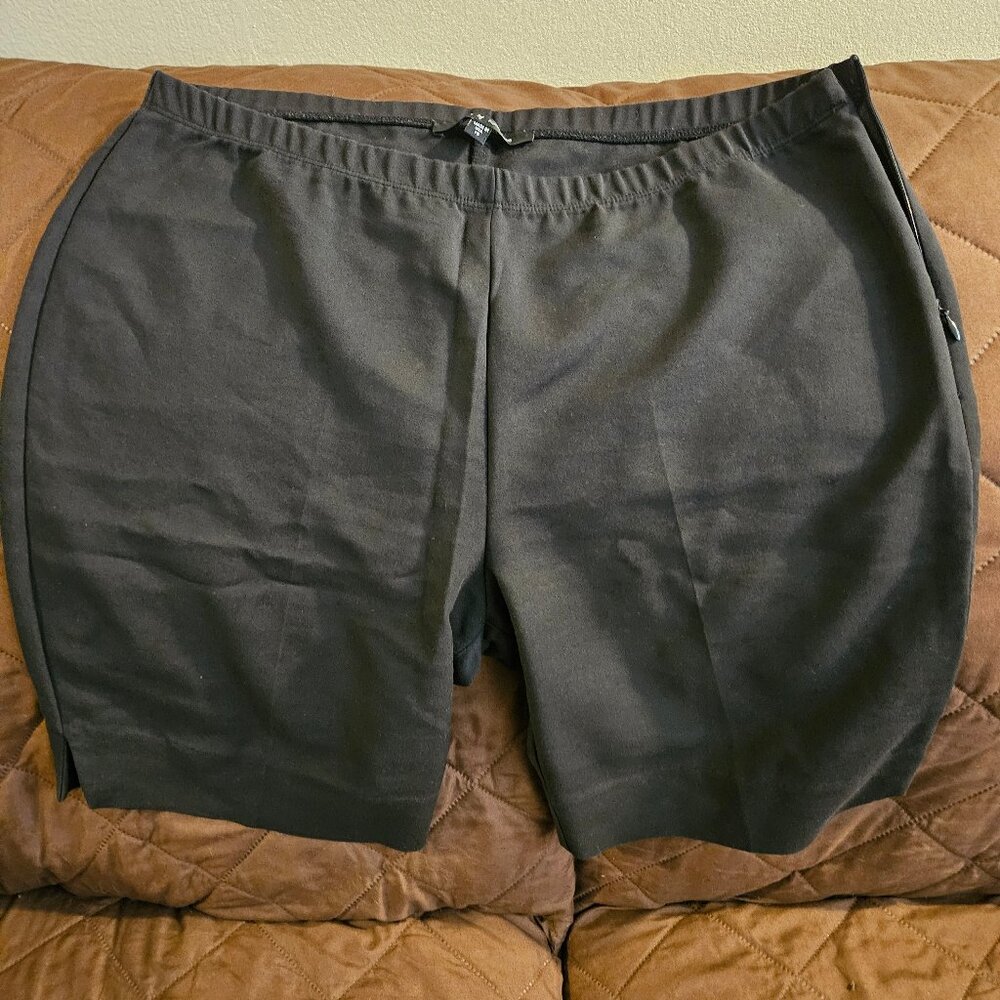 Perfect Stretch Black Dressy Shorts with Pockets
